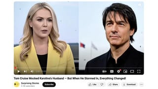 Fact Check: Tom Cruise Did NOT Mock Karoline Leavitt's Husband At Awards Ceremony